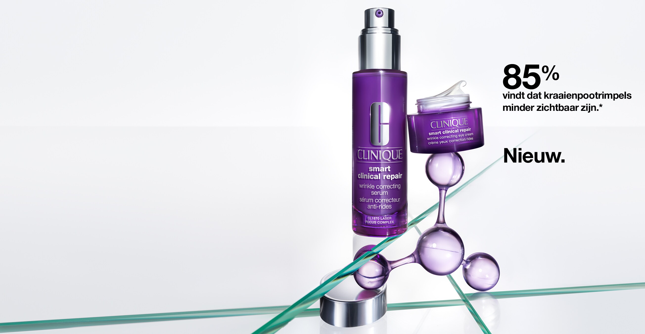 85% say crow’s feet look reduced.* NEW!