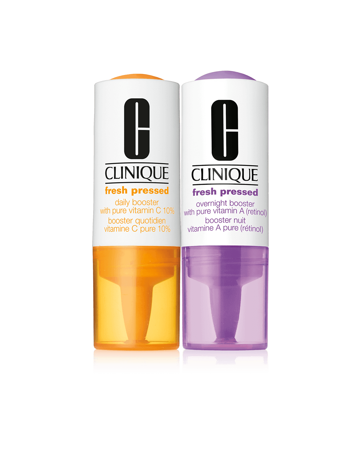 Clinique Fresh Pressed Clinical™ Daily and Overnight Boosters With Pure Vitamins C 10% + A (Retinol)