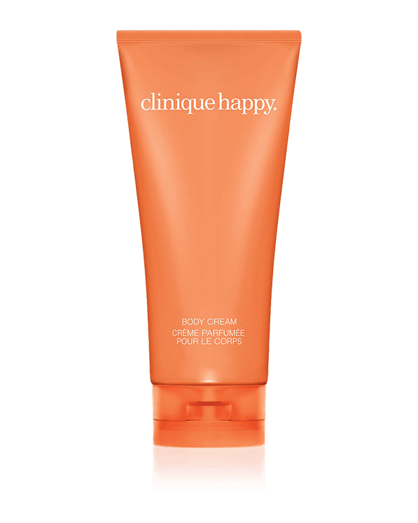 Clinique Happy™ Body Cream, Zijdezachte crème hydrateert de huid, en omhult deze met de heerlijke geur van Clinique Happy.