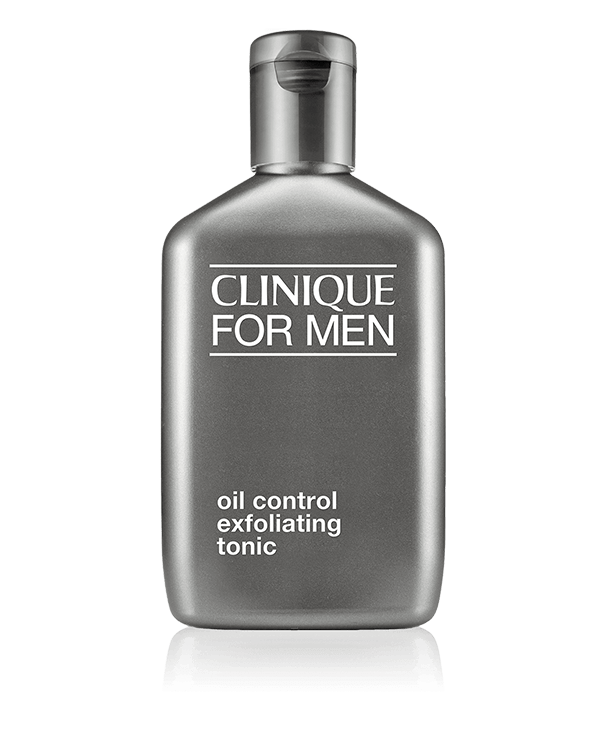 Clinique For Men™ Oil Control Exfoliating Tonic, Permet d&#039;avoir une peau nette, fraîche, saine.