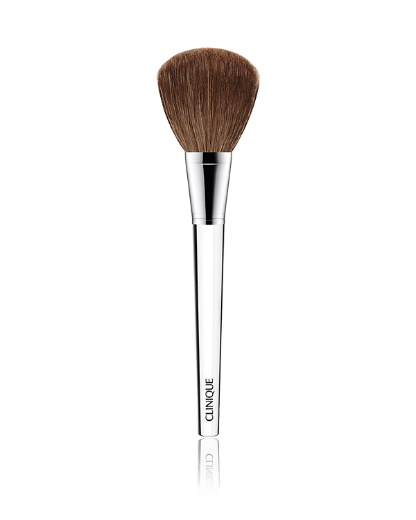 Powder Brush, Grote, luxueuze gezichtskwast, geschikt voor een egale, gelijkmatige applicatie van losse of compacte poeder . Anti-bacteriële technologie.