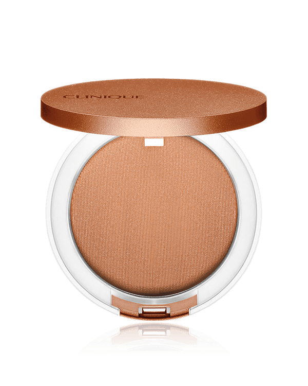 True Bronze™ Pressed Powder Bronzer, De vederlichte poederbronzer creëert een natuurlijke, zonovergoten gloed. Perfect voor on-the-go glow.