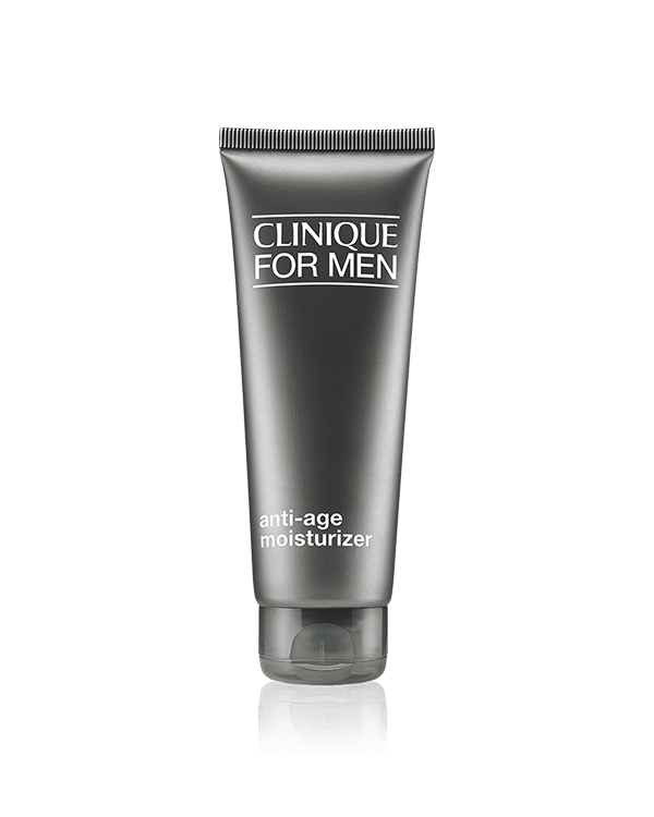 Clinique For Men™ Anti-Age Moisturizer, Lutte contre les rides, les ridules et le teint terne pour un visage plus jeune et revitalisé.