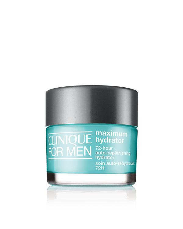 Clinique For Men Maximum Hydrator 72-Hour Auto-Replenishing Hydrator, Gel-crème rafraîchissant donnant à la peau une hydratation instantanée.