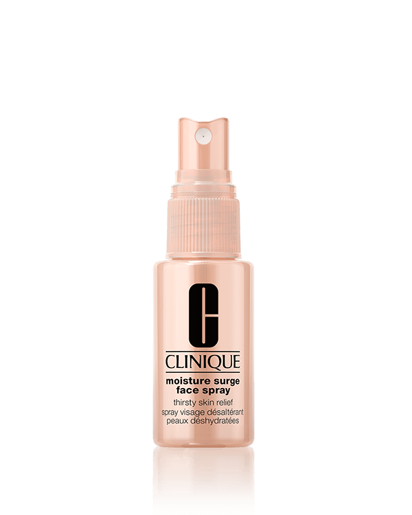 Moisture Surge™ Face Spray Thirsty Skin Relief, Vaporisez à tout moment pour une dose rafraîchissante d&#039;hydratation. Non gras.