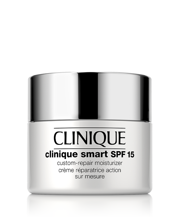 Clinique Smart™ Custom-Repair Moisturizer SPF 15, Een anti-rimpel crème met zonnefactor.