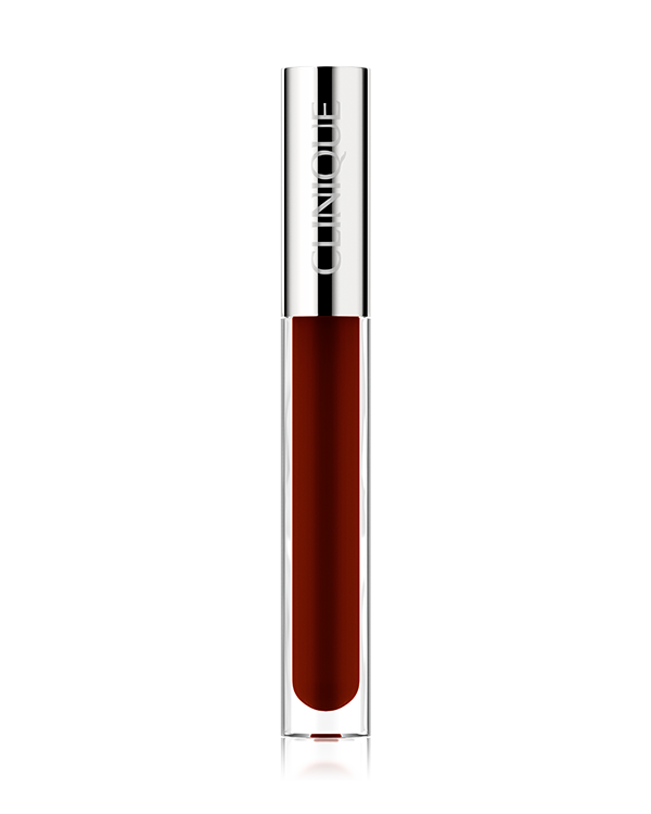 Clinique Pop Plush™ Creamy Lip Gloss, Un gloss crémeux qui épouse les lèvres en les faisant briller et en les hydratant tout au long de la journée. Disponible dans la teinte Black Honey Pop universellement flatteuse, une version brillante de notre teinte culte pour les lèvres.