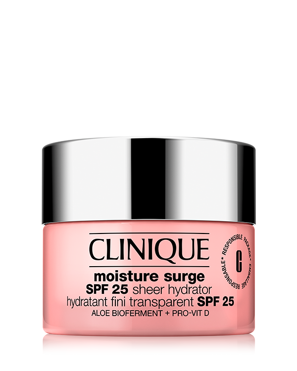 Moisture Surge™ SPF 25 Sheer Hydrator, L’hydratation face à toute épreuve.