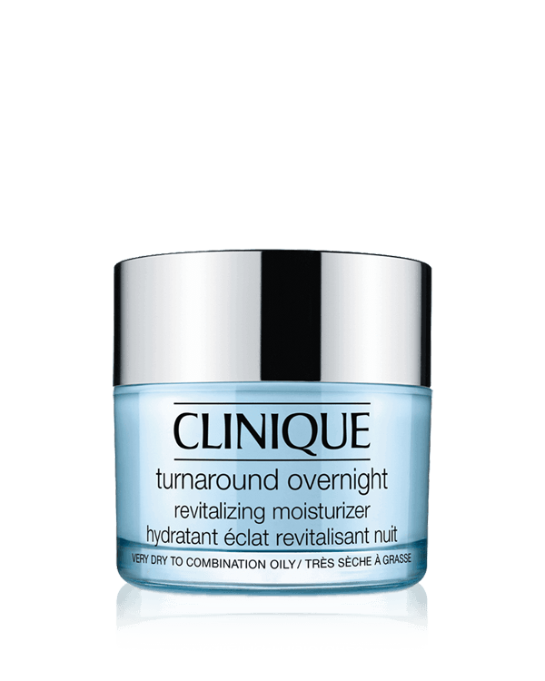 Turnaround™ Overnight Revitalizing Moisturizer, Ce soin hydratant de nuit revitalisant repulpe, lisse et rend la peau radieuse.