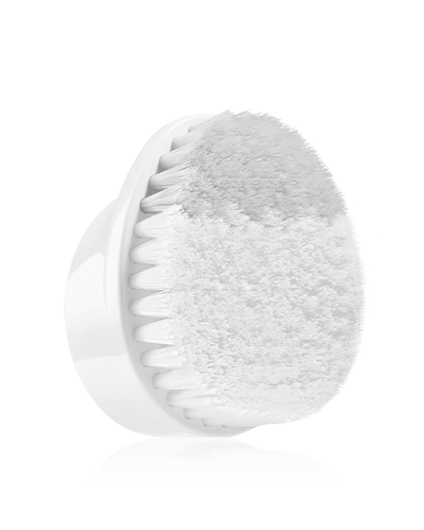 Clinique Sonic System Extra Gentle Cleansing Brush Head, De fijne, zachte haartjes reinigen de huid beter dan de hand kan, maar zijn zacht genoeg voor dagelijks gebruik, ook voor een erg droge, gevoelige huid.