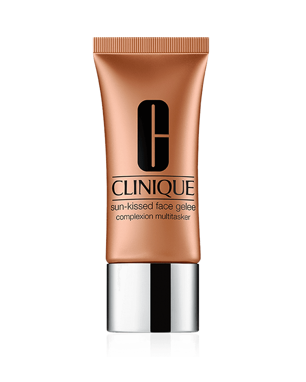 Sun-Kissed Face Gelee Complexion Multitasker, Un gel effet soleil qui réchauffe le teint et apporte de l’éclat.