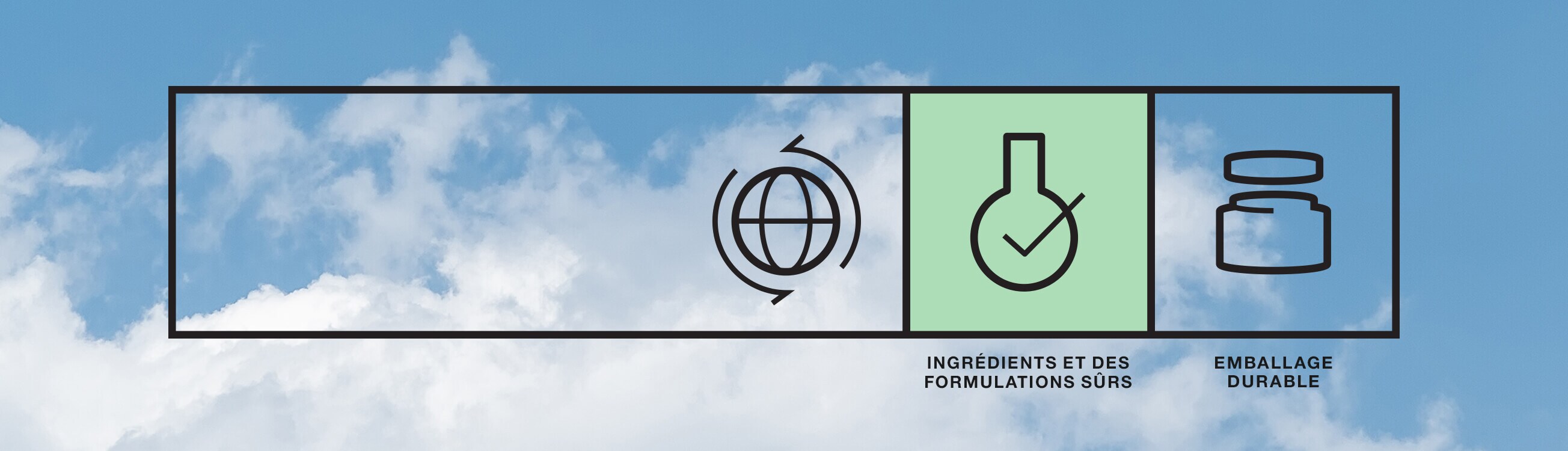 Safe ingredients & formulas. Responsible packaging.