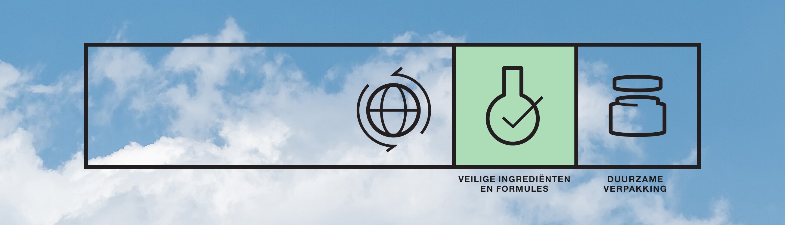 Safe ingredients & formulas. Responsible packaging.